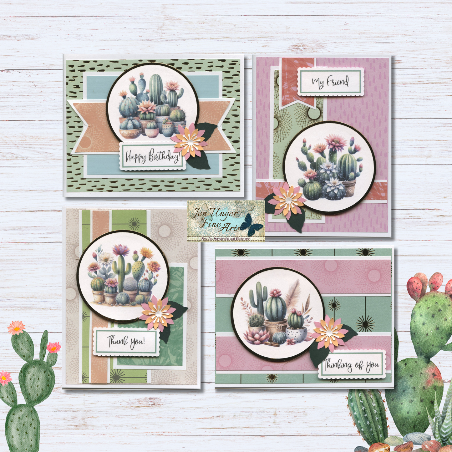 Cardmaking Kit, Sunny Succulents