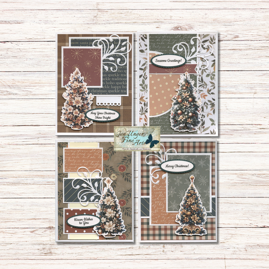 Cottage Core Christmas Card Kit