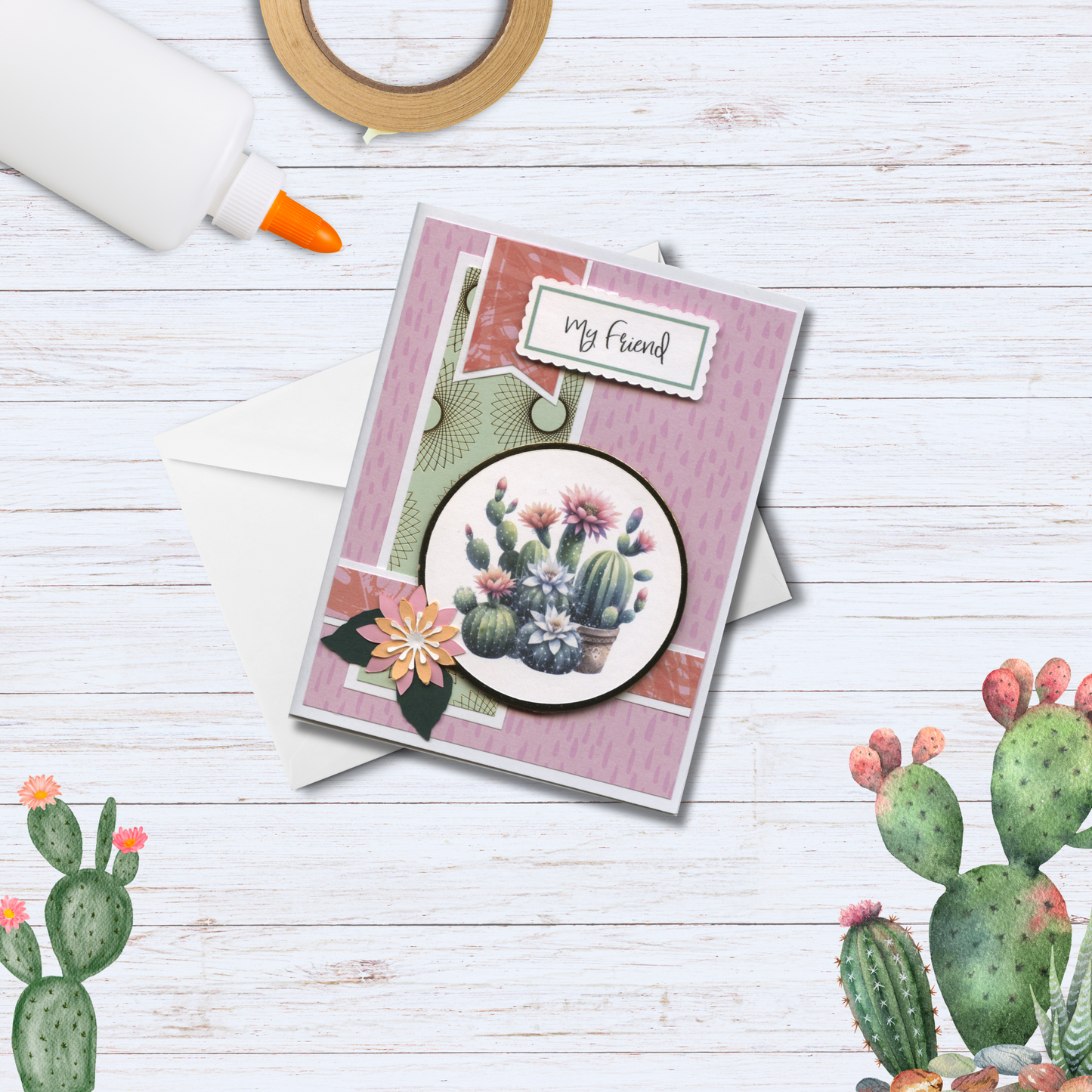 Cardmaking Kit, Sunny Succulents