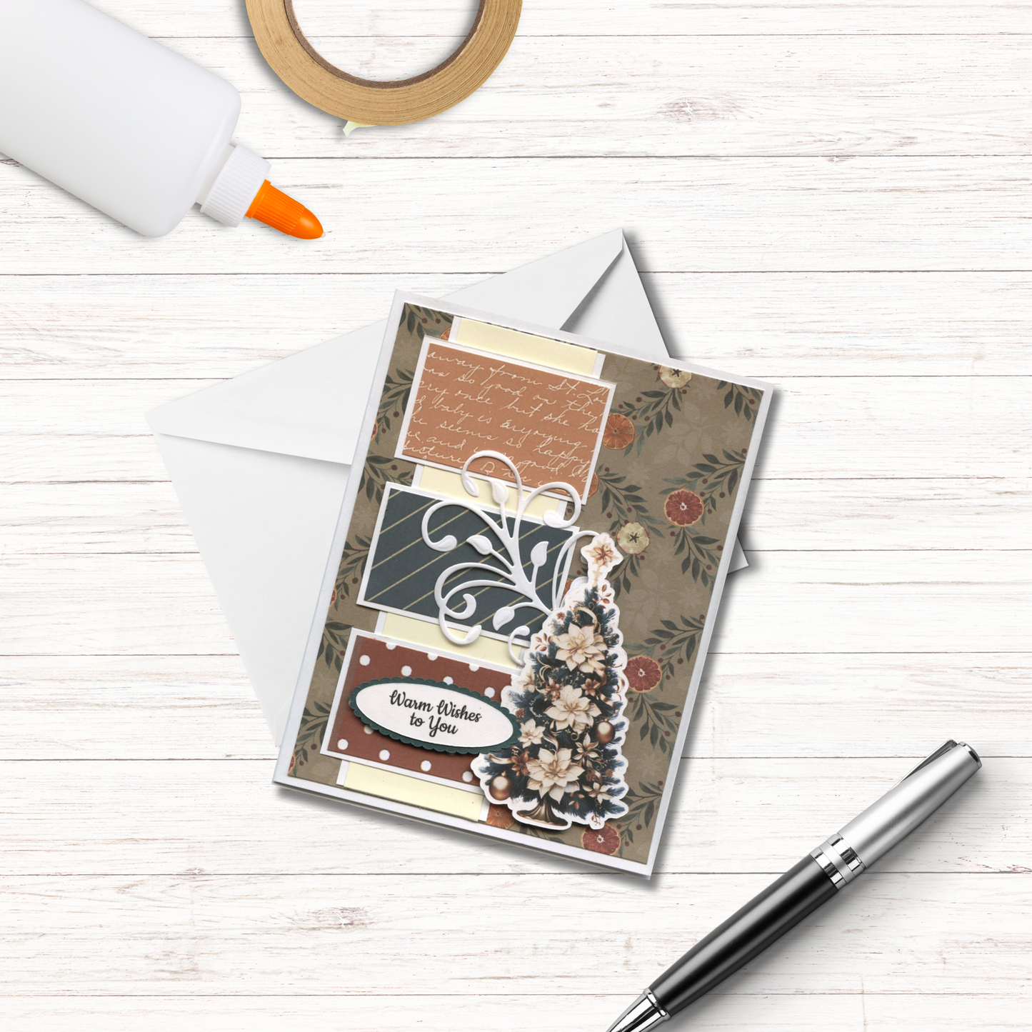 Cottage Core Christmas Card Kit